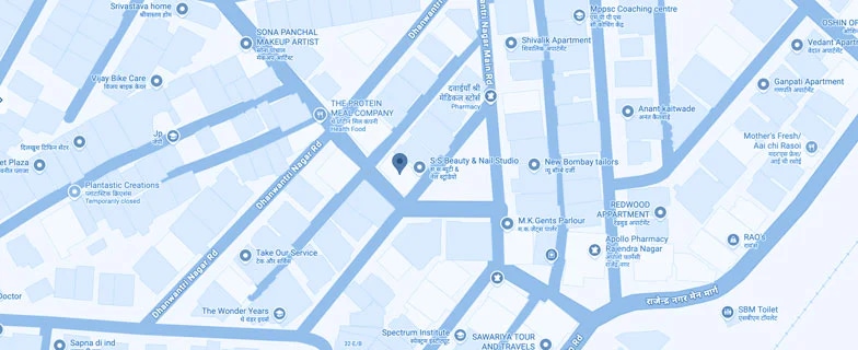 Map showing Sunira Enterprises in Dhanvantari Nagar, Indore