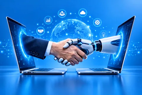 Human and AI technology support partnership